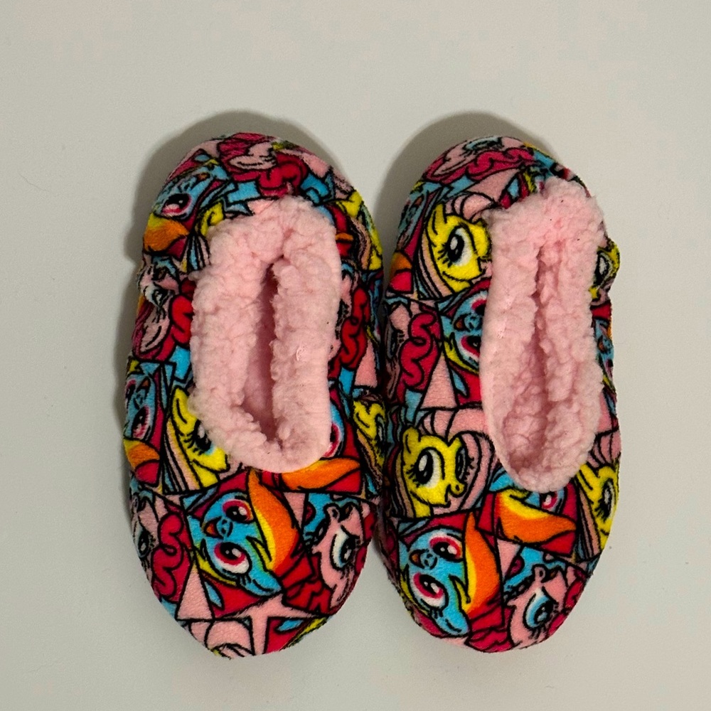 My Little Pony Girls Fuzzy Babba Slippers